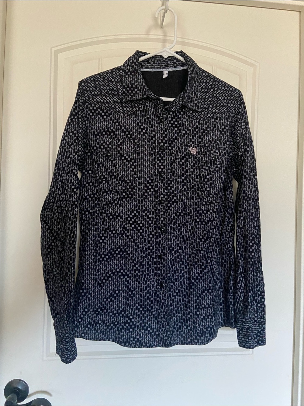 Cinch Black Button-Down Western Shirt